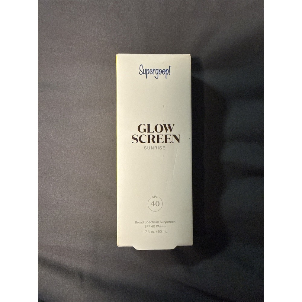 Supergoop! Glowscreen Sunrise SPF 40 Sunscreen - 1.7 fl.Oz.  NIB Exp 02/27